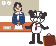 チェックイン・チェックアウトなど、様々なシーンを収録