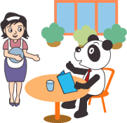 キャラクター旅人ダンパと対話形式で楽しくレッスン